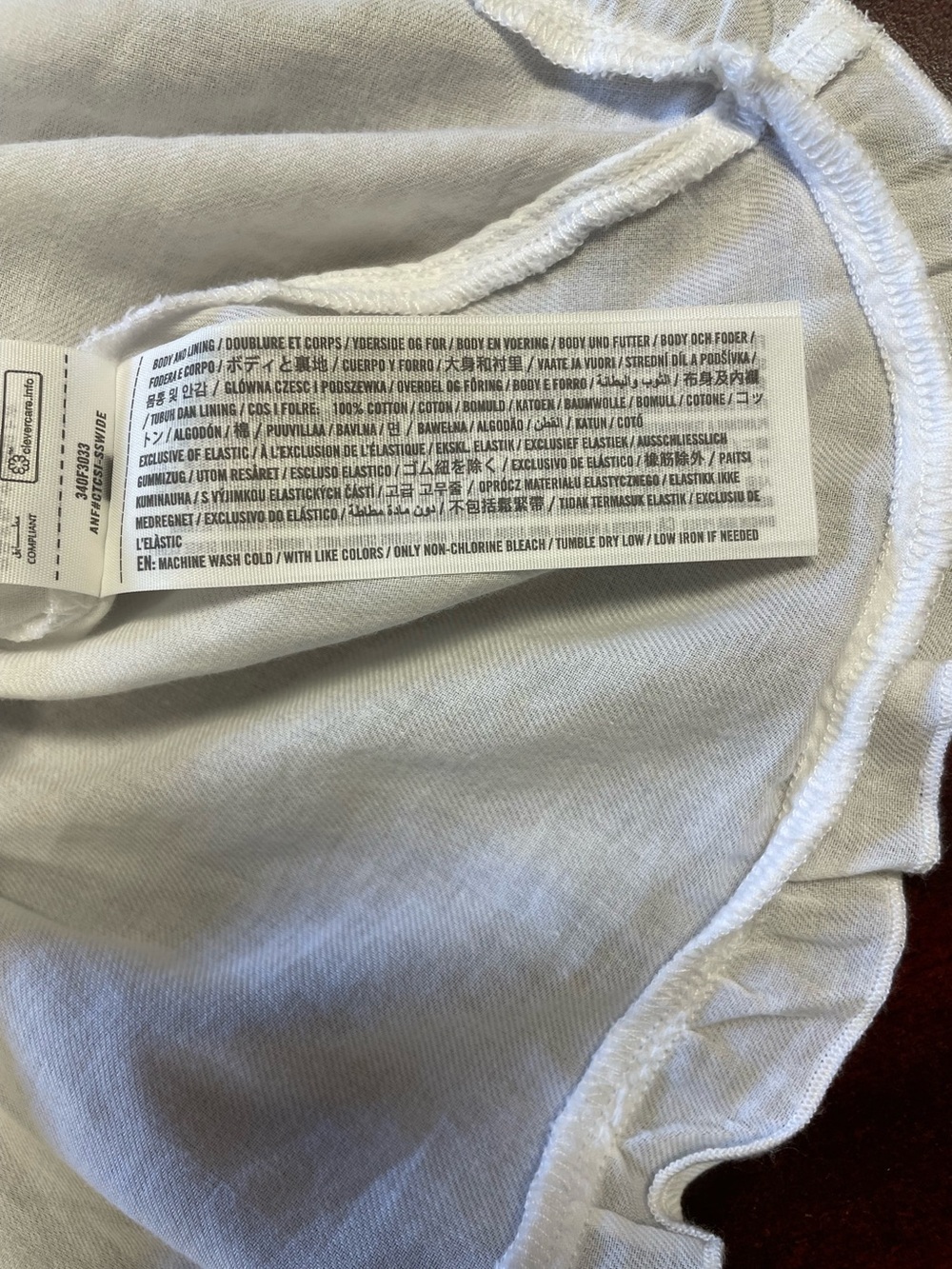 Hollister White Cotton Babydoll Cami Tank Top NWT Size Small Adjustable Straps - Picture 4 of 8